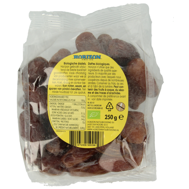 Dattes bio Horizon 250 g