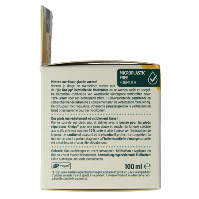 Kneipp Soin des pieds beurre pour les pieds calendula huile d'orange 100 millilitres