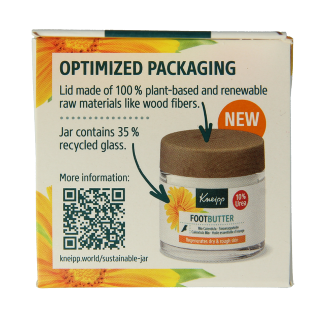 Kneipp Beurre pour les pieds calendula et huile d'orange 100 ml
