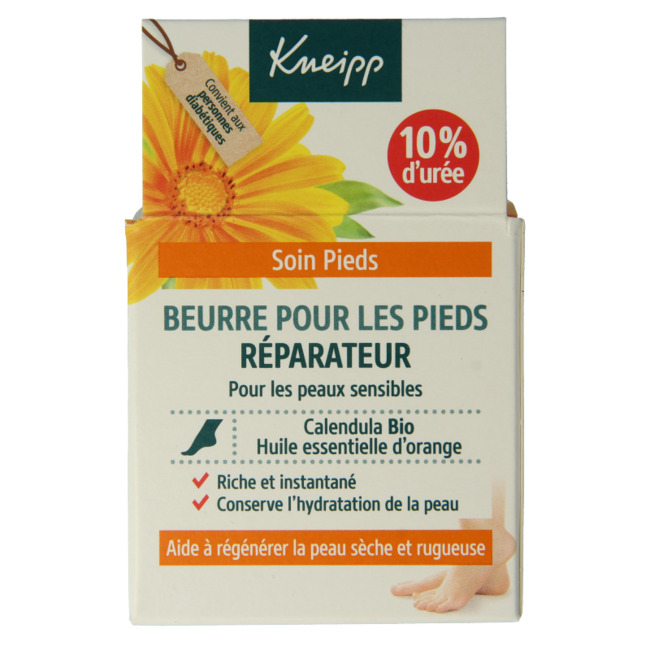 Manteca para pies Kneipp caléndula y aceite de naranja 100 ml