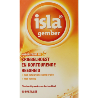 Isla Isla Ginger Throat Lozenges 60 Pastilles