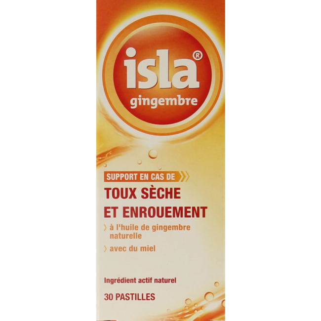 Ginger Throat Lozenges - 30 Pastilles