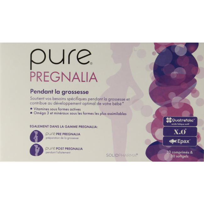 Pregnalia 30 comprimés & 30 capsules molles 60 pièces