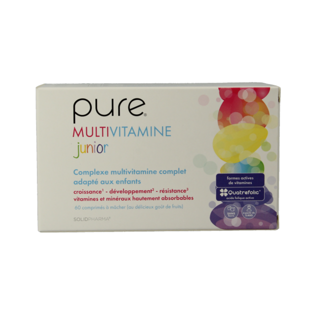 Multivitamínico junior 60 comprimidos masticables