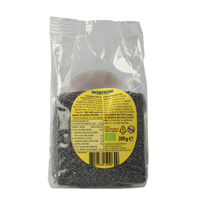 Horizon Organic blue poppy seeds 200 Gram