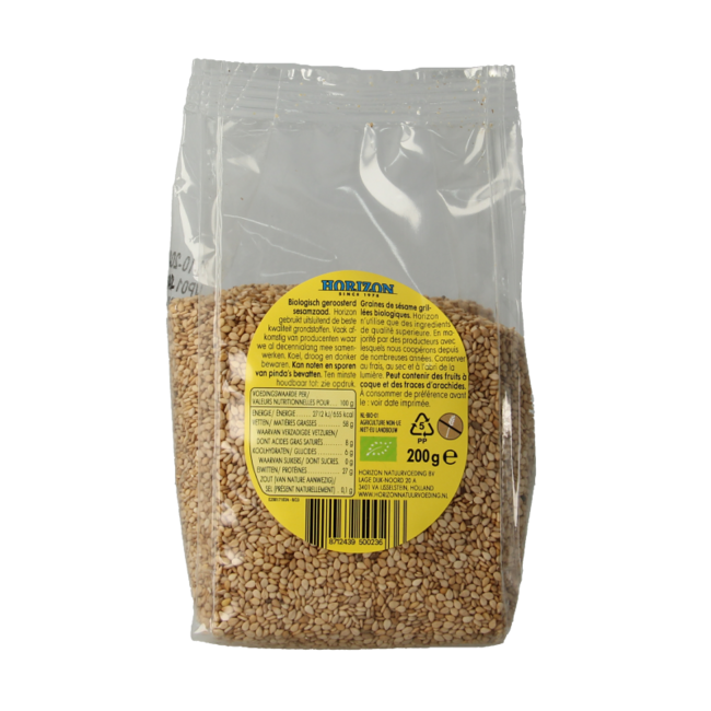 Organic roasted sesame seeds 200g