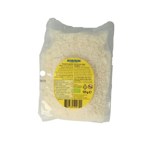 Organic desiccated coconut 125 Gram