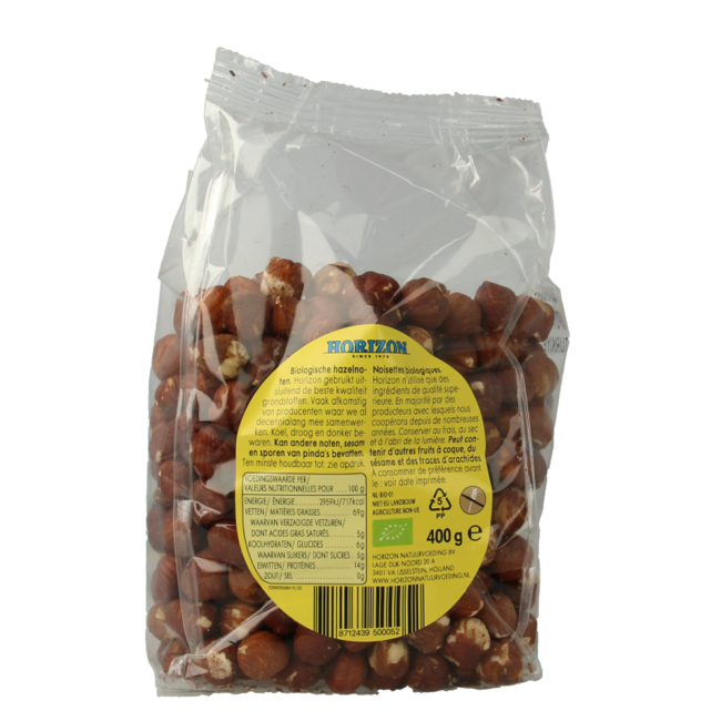 Horizon Organic Hazelnuts 400 Gram