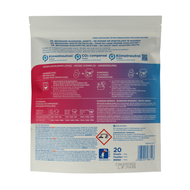 Dr.Beckmann Magic leaves colour 20 Pieces