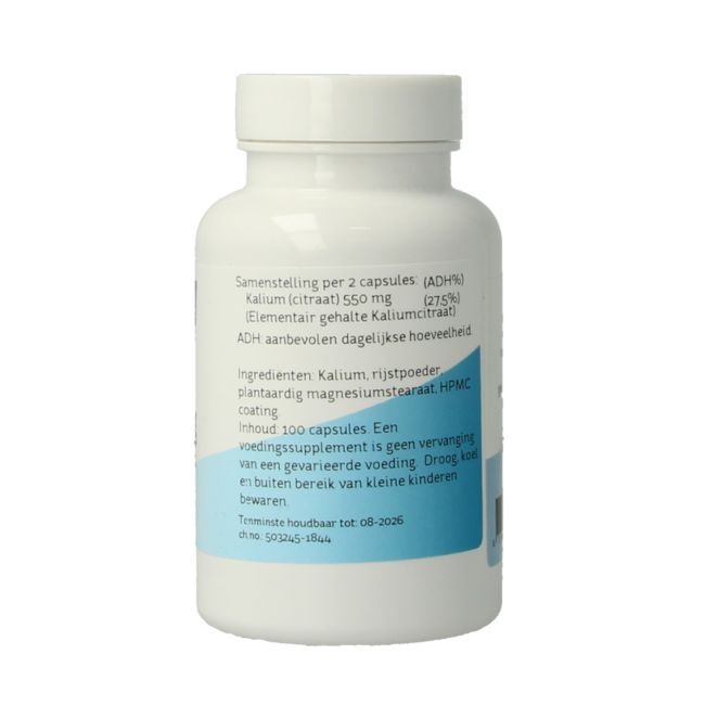 Nova Vitae Citrato de potasio 275mg 100 cápsulas