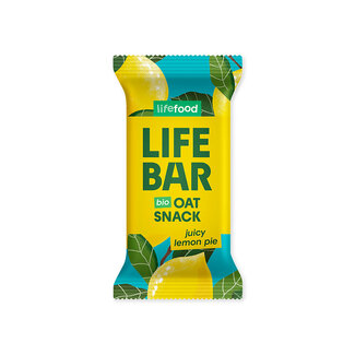 Lifefood Lifefood Lifebar oatsnack citroen bio 40 Gram