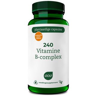 AOV 240 Vitamina B complex 60 Cápsulas vegetarianas