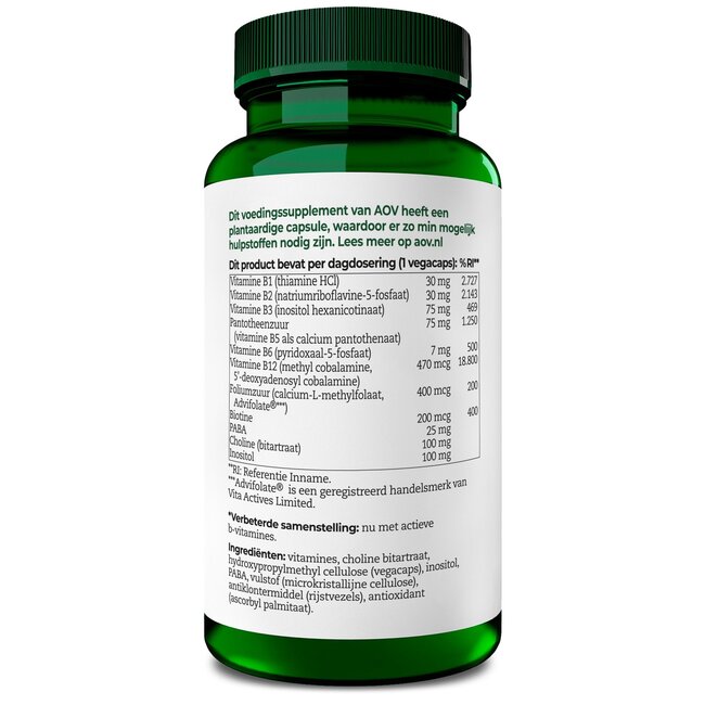 240 Complexe de Vitamine B 60 gélules végétariennes