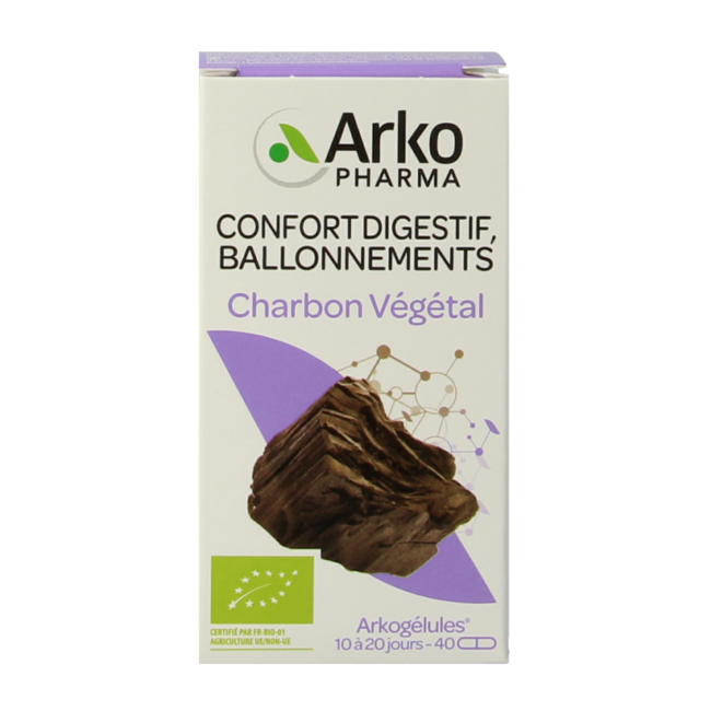 Plantaardige kool bio 40 Capsules