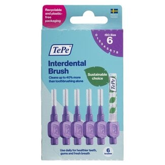 TePe Cepillos interdentales original morados 1100 µm talla 6 6 Unidades