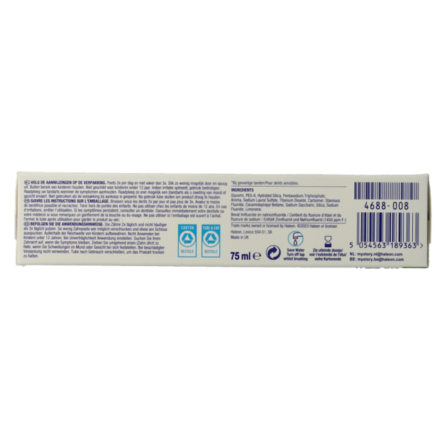 Sensodyne Dentifrice Sensibilité, Gencives & Émail 75 ml