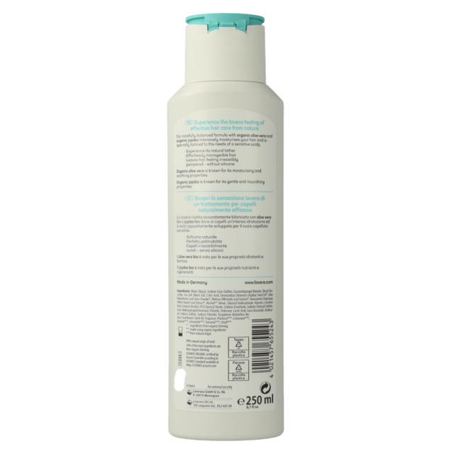 Shampoo basis sensitiv moisture & care 250 Millilitres