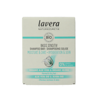 Lavera Lavera Champú sólido basis sensitiv moisture & care 50 gramos