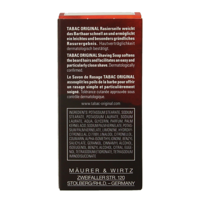 Original Rasierseife Nachfüllpackung 100 Gramm