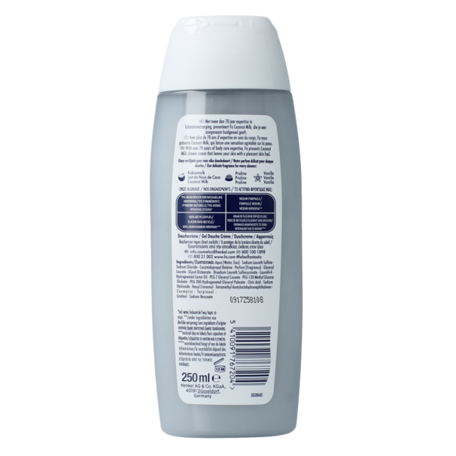 FA Gel de ducha leche de coco 250 mililitros