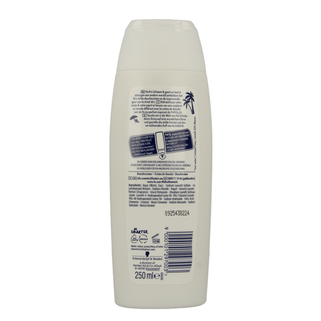 FA Blueberry Yoghurt Shower Gel 250 Millilitre