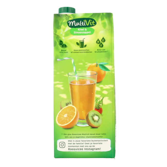 Roosvicee Multivit kiwi/jus d'orange 1500 Millilitres