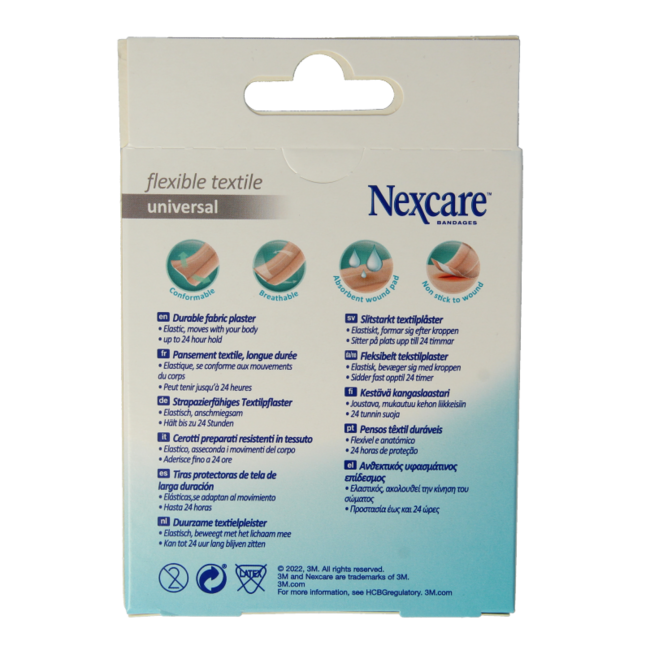 Nexcare Textile Flexible Plaster 1m x 6cm 1 Piece