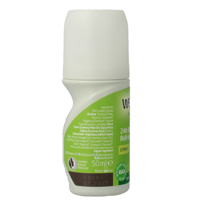 Citrus 24h roll on deodorant 50 Millilitre