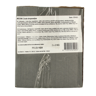 Meenk Pies de regaliz salado Meenk 4 kg