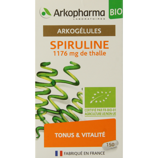 Arkocaps Spiruline bio 150 Kapsułek