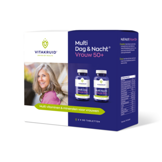 Vitakruid Multi Dag & Nacht Vrouw 50+ 2 x 90 180 Tabletten