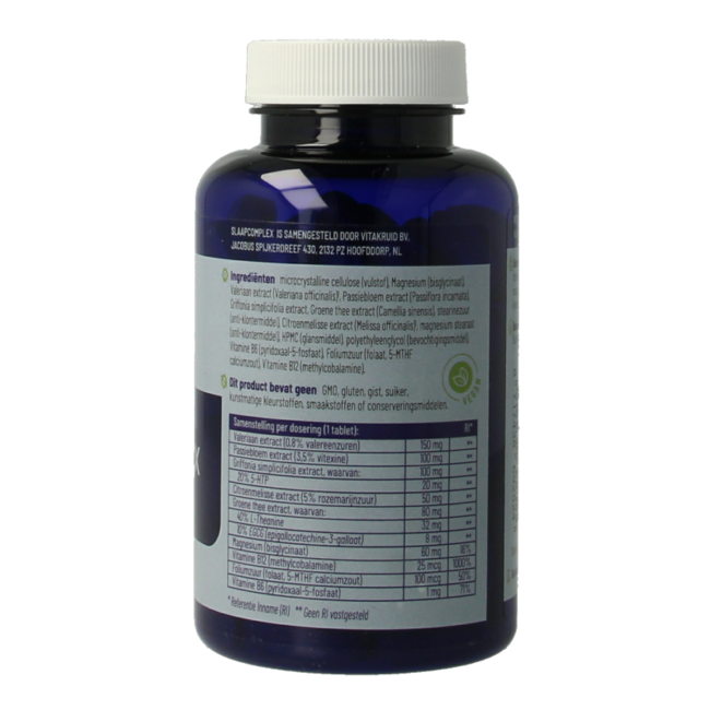 SlaapComplex oa Valeriaan Magnesium Bisglycinaat 90 Tabletten