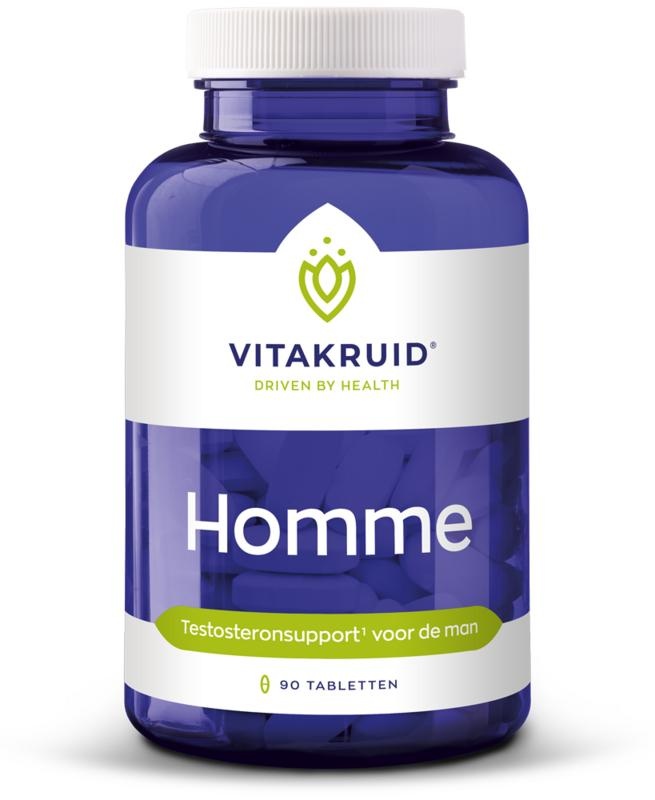 Vitakruid Homme: Ashwagandha, Fieno Greco, Shilajit | 90 Compresse