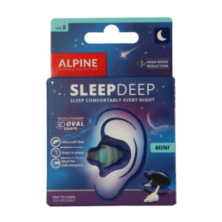 Alpine Tapones para los oídos Sleepdeep mini 1 par