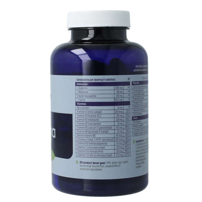 Vitakruid Intestina Formule Intestinale notamment L-Glutamine Probiotiques 120 Comprimés