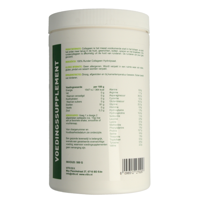 Grass-fed bovine collagen 500 Gram