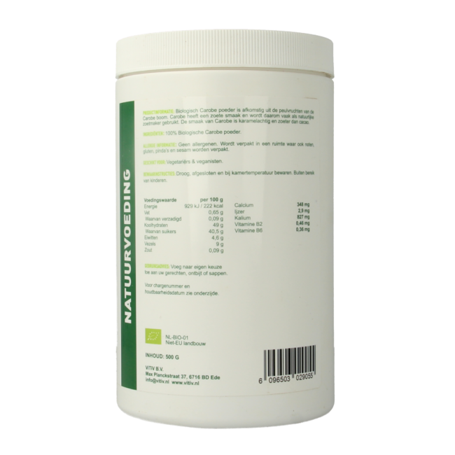 Vitiv Organic Carob Powder 500g