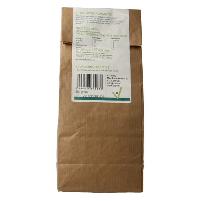 Organic oat flour 500 Gram