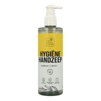 The Green Lab Co The Green Lab Co Handzeep vloeibaar kamille & munt met pomp 300 Milliliter