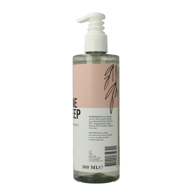The Green Lab Co Liquid Hand Soap Saffron & Lemon with Pump 300 Millilitres