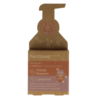 The Green Lab Co The Green Lab Co Handseifen-Nachfüllset Orangenblüte & Lavendel 4 Stück