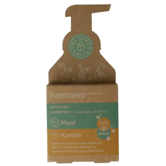 The Green Lab Co The Green Lab Co Hand Soap Refill Set Mint & Chamomile 4 Pieces