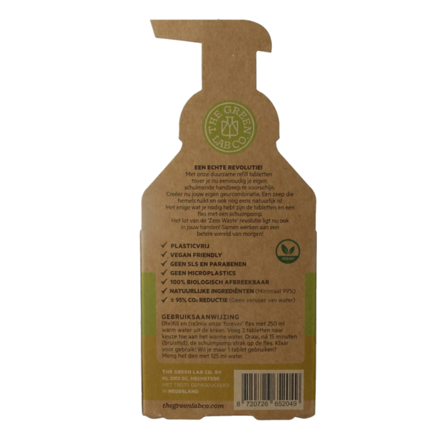 The Green Lab Co Hand Soap Refill Set Lemongrass & Jasmine - 4 Pack