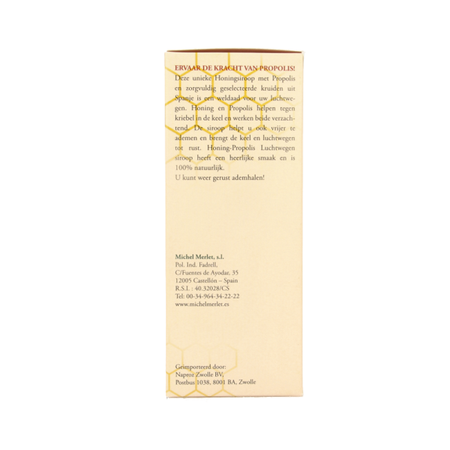 Michel Merlet Honing - propolis luchtwegen siroop 250 Milliliter