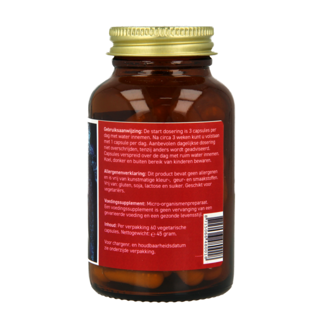 All Natural Probiótica Base 60 cápsulas vegetales