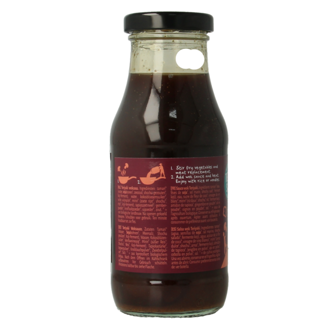 Sauce wok teriyaki bio 240 ml