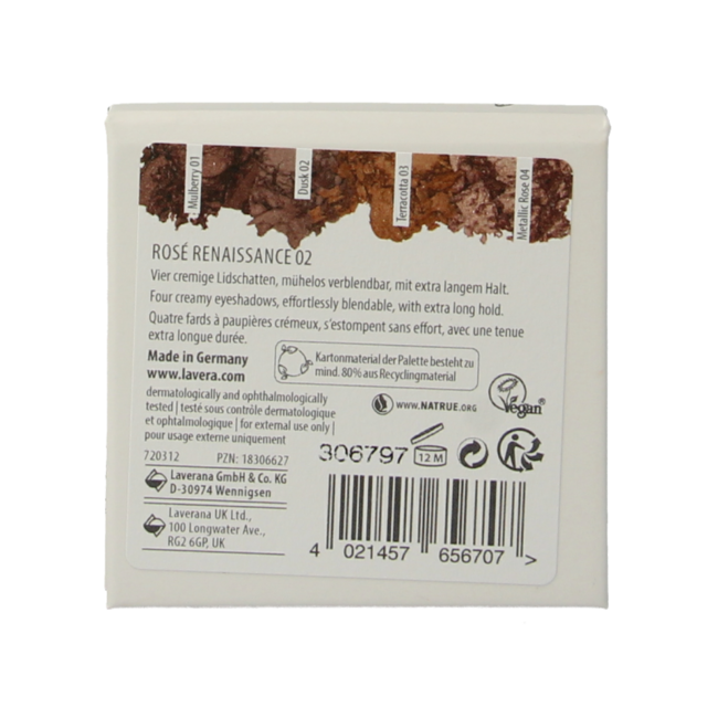 Signature colour eyeshadow rose renaissance 02 bio 1 Stuks