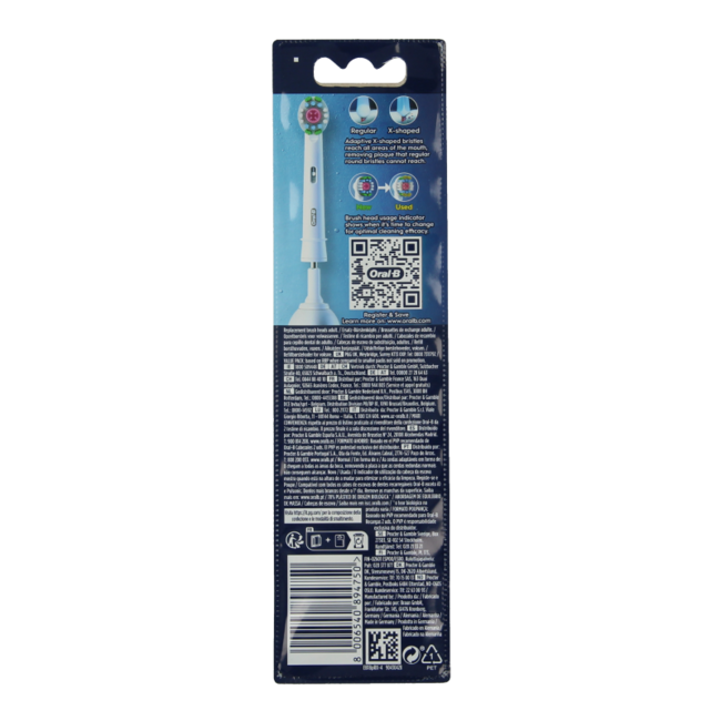 Oral B Aufsteckbürste 3D White 4 Stück
