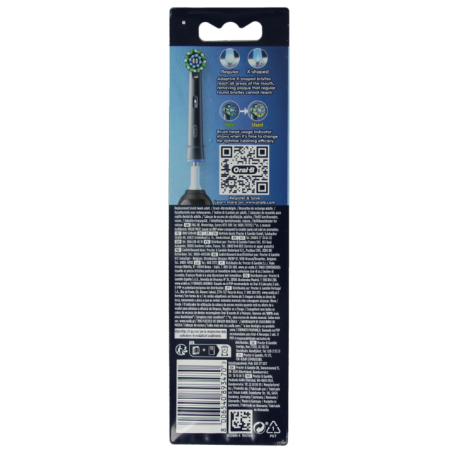 Oral-B Aufsteckbürste Action Black 4 Stück