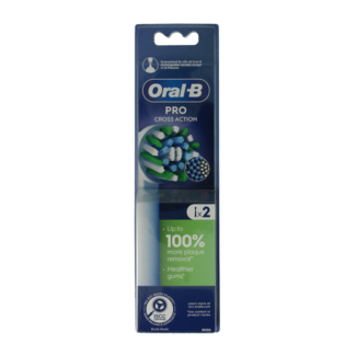Oral B Oral B Cross Action Brush Head 2 Pieces